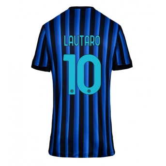 Billige Fotballdrakt Inter Milan Lautaro Martinez #10 Replika Hjemmedrakt Dame 2025-26 Kortermet